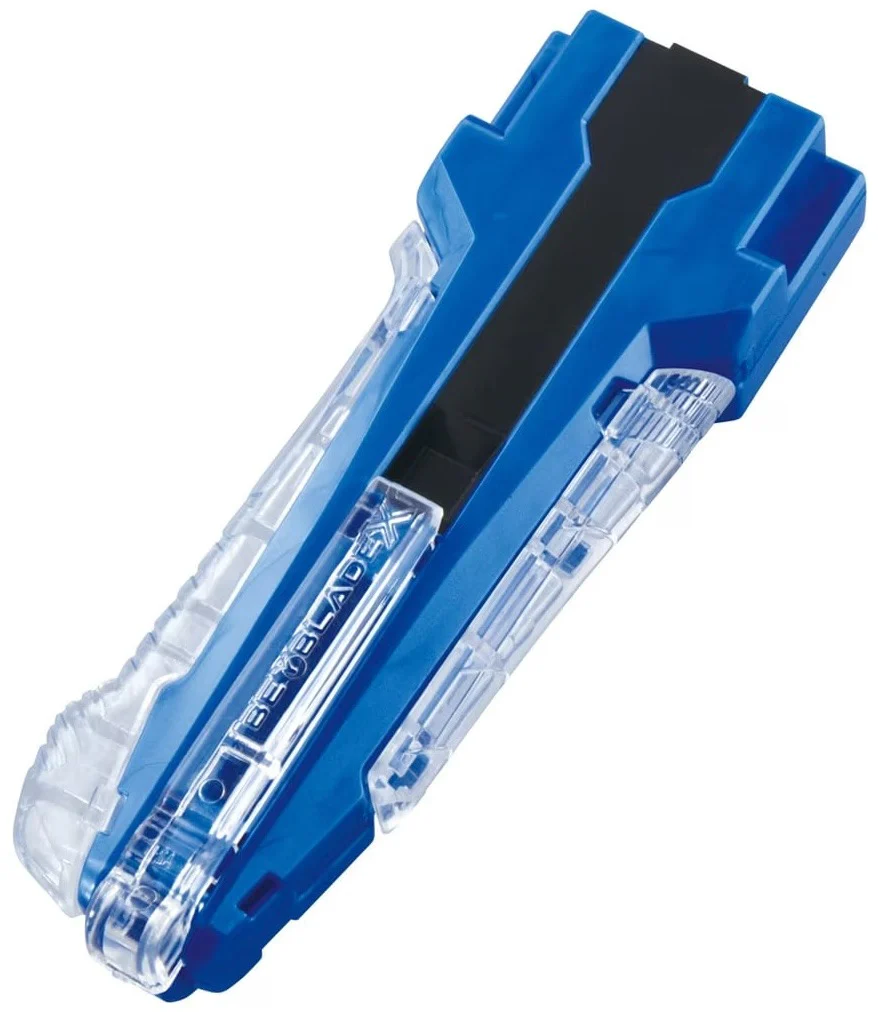 Poignée Custom Beyblade X | Version caoutchouc Bleu | BX-42 - Image 2